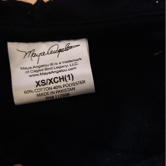 Maya Still I Rise Juniors Long Sleeve Graphic Sweatshirt Junior XS - Picture 12 of 12